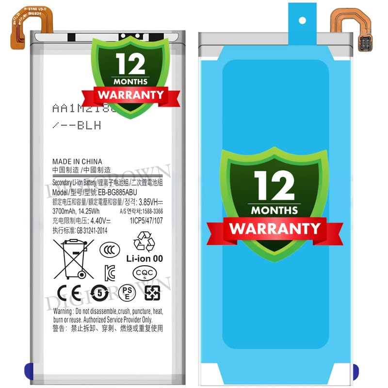 Image of Original EB-BG885ABU Battery Compatible for Samsung Galaxy A8 Star (A9 Star) - (3700mAh) - 1 Year Warranty DF7