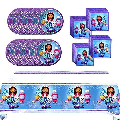 day Party Supplies Set Serves 20 Guests and Includes Tableware Plates Napkins s for Theme Birthday Party Decorations