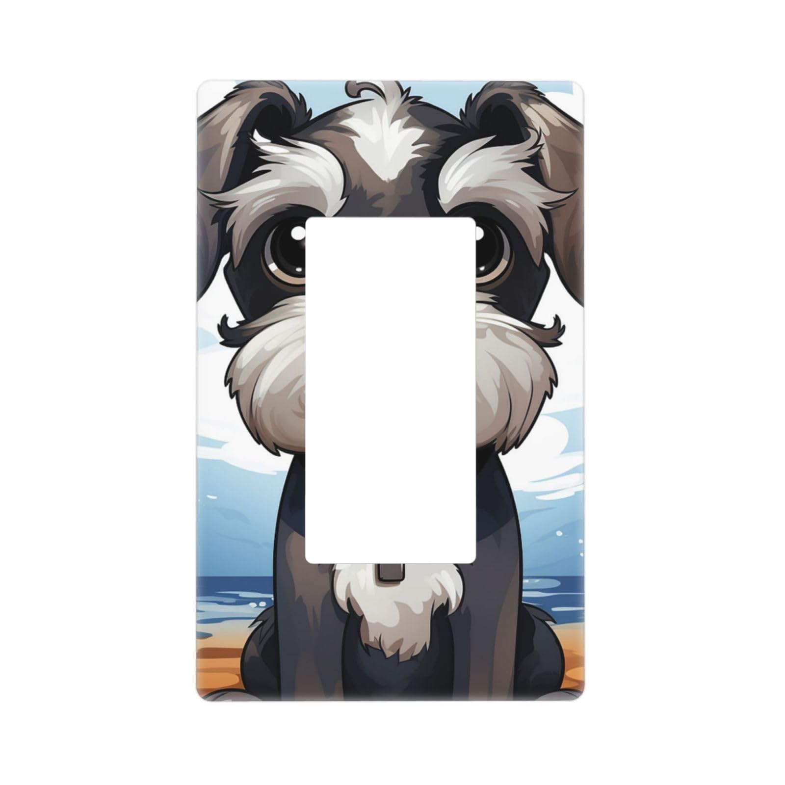 Kloph Style N Decorator Wall Plate 1 Gang Light Switch Covers Decorator Receptacle Outlet Covers Adorable Schnauzer Wall Plates For Electrical Outlets Plug Cover Single Rocker Switch Plates