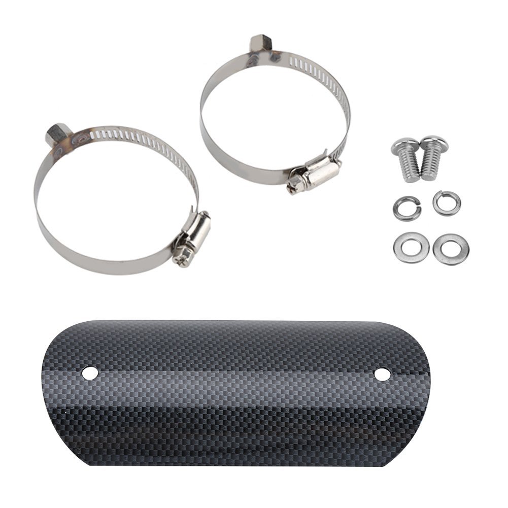 Protezione Universale Per Tubo Di Scarico Moto, In Acciaio Inox, Design Durabile E Protettivo, Per Motociclisti