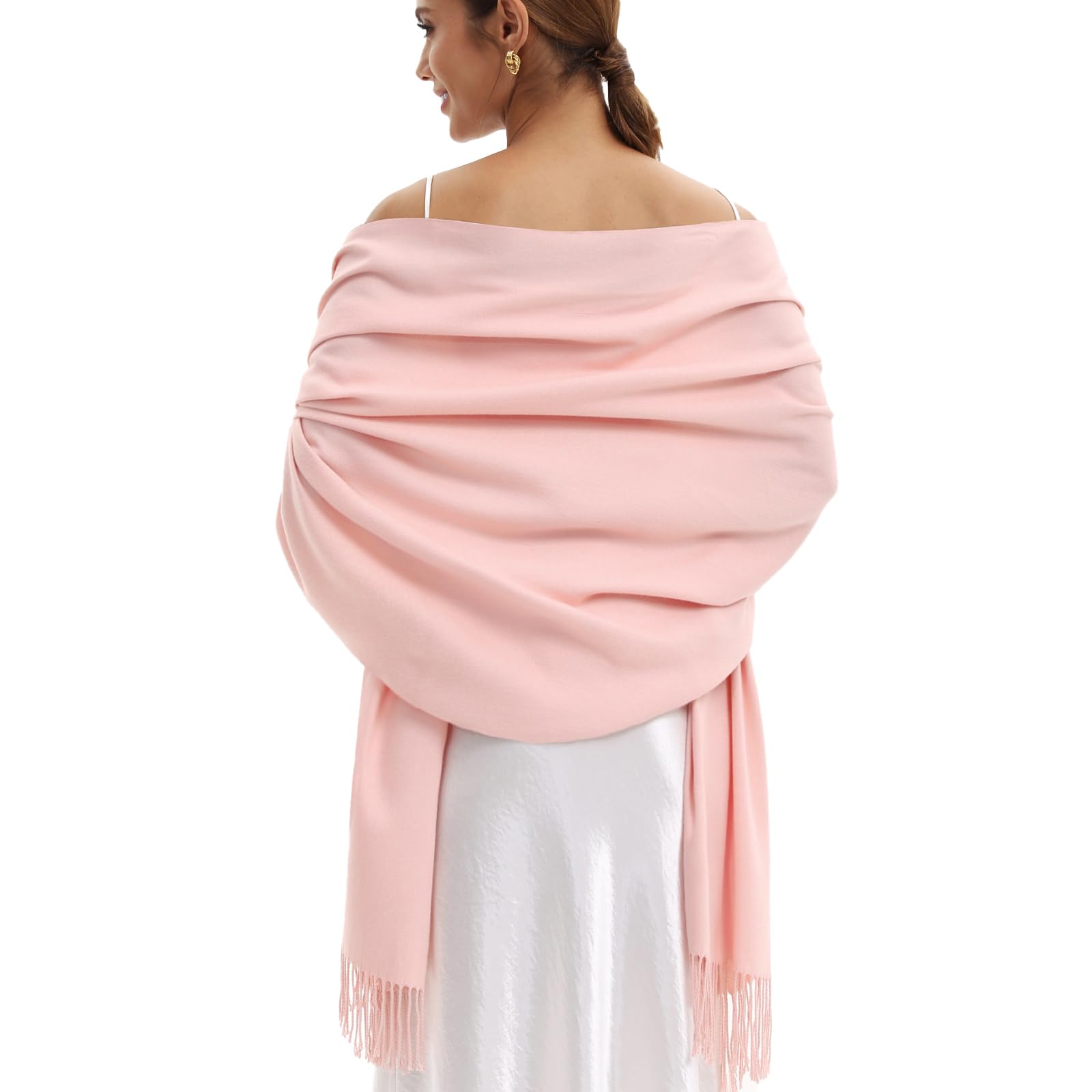 Pashmina Scarf and Shawl - Soft Women Pashminas Wrap for Wedding Evening Party dresses