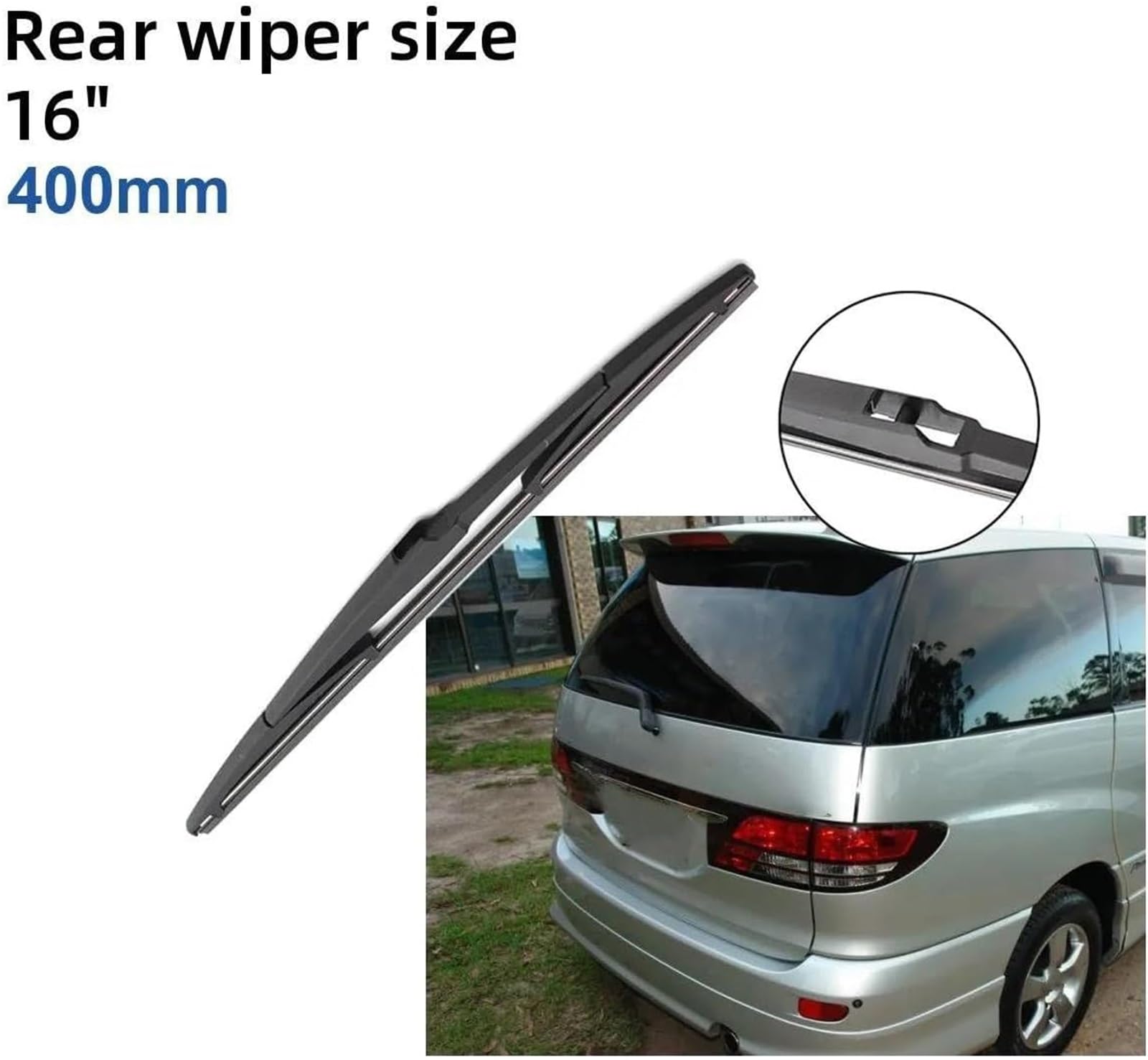 limpiaparabrisas de Coche para Toyota para Previa para Tarago para Estima Escobillas limpiaparabrisas Delanteras y traseras
