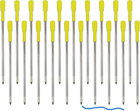 Oddmoal Diamond Pens Fun Fancy Crystal Diamond Pen For Women, Bling Metal Pens, Blue refills-20 pcs