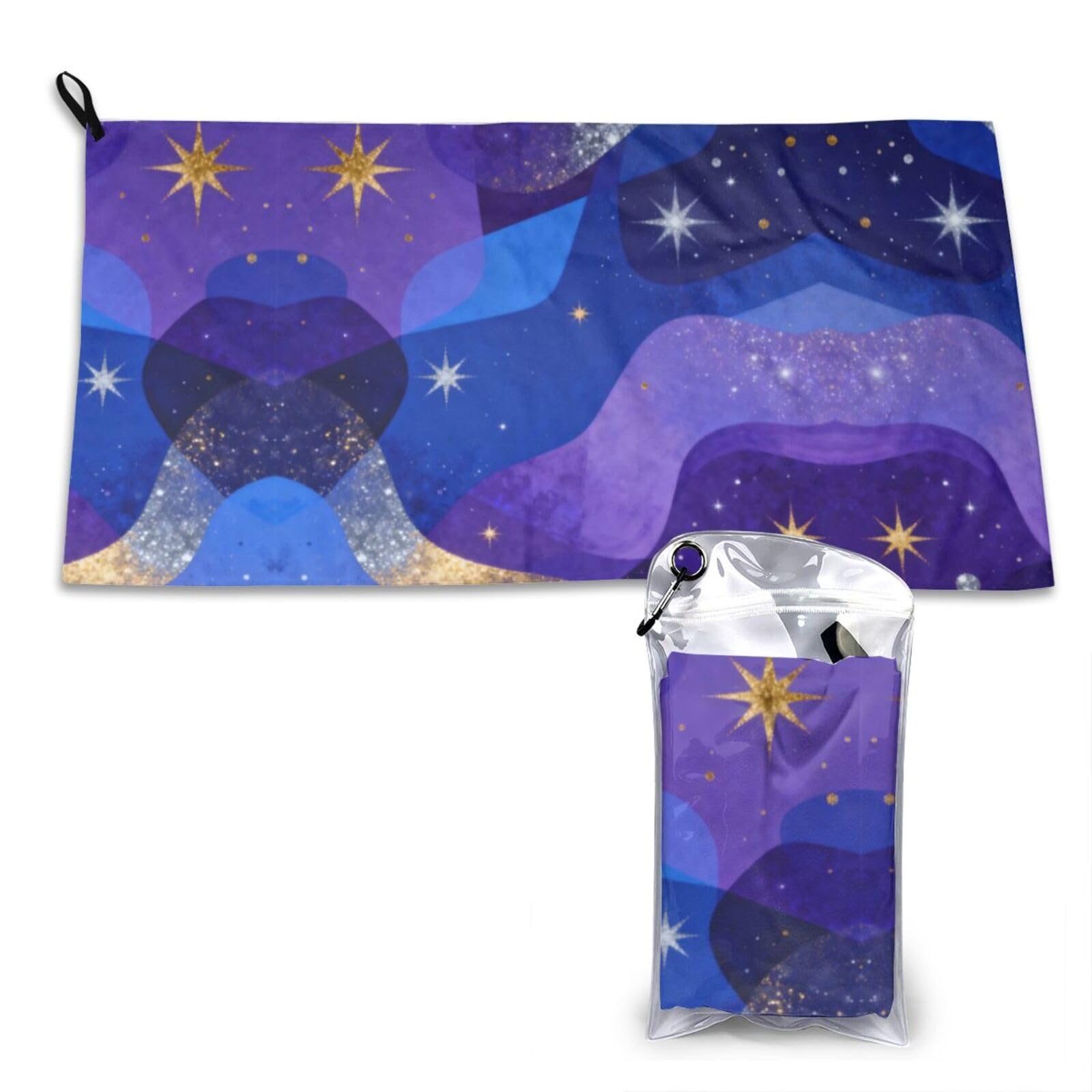 DUYKIMQW stars fill the sky Print Quick Dry Towel 16x31.5in White