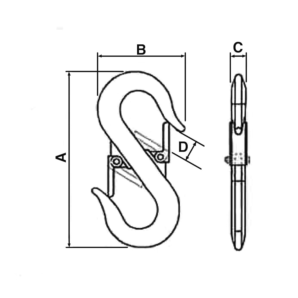 Amazon.co.jp: ダイドーハント ダブルフック オレンジ 0.5トン用