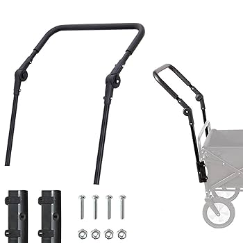 Sharplace Schiebegriff Klappbar Für Bollerwagen - Verstellbarer Ersatzgriff Für Strandwagen & Transportwagen