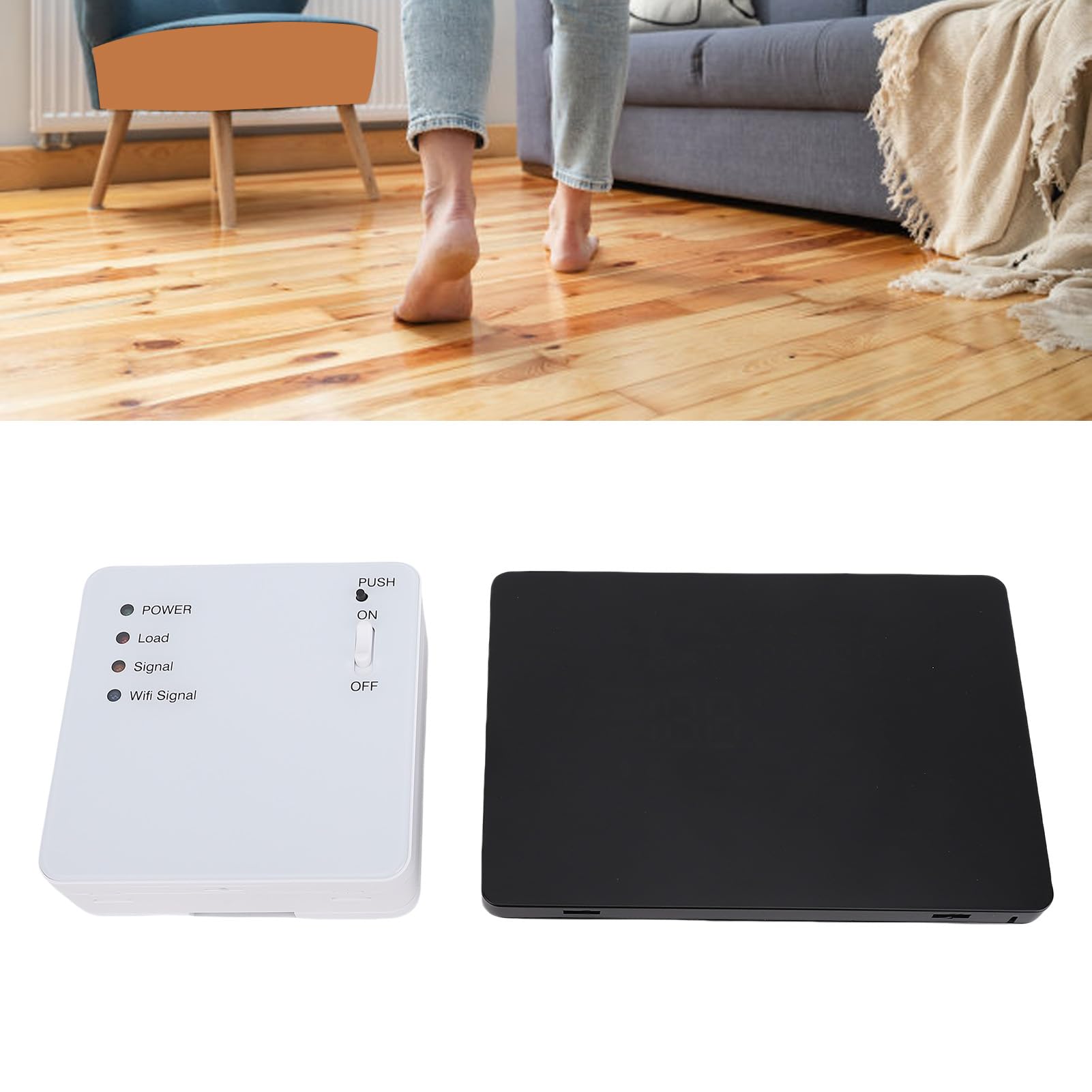 Termostato Smart WiFi, Controlador de Temperatura Inalámbrico con App, Termostato Digital, Control Preciso para Calefacción por Debajo del Suelo, Baños, Cocinas y más
