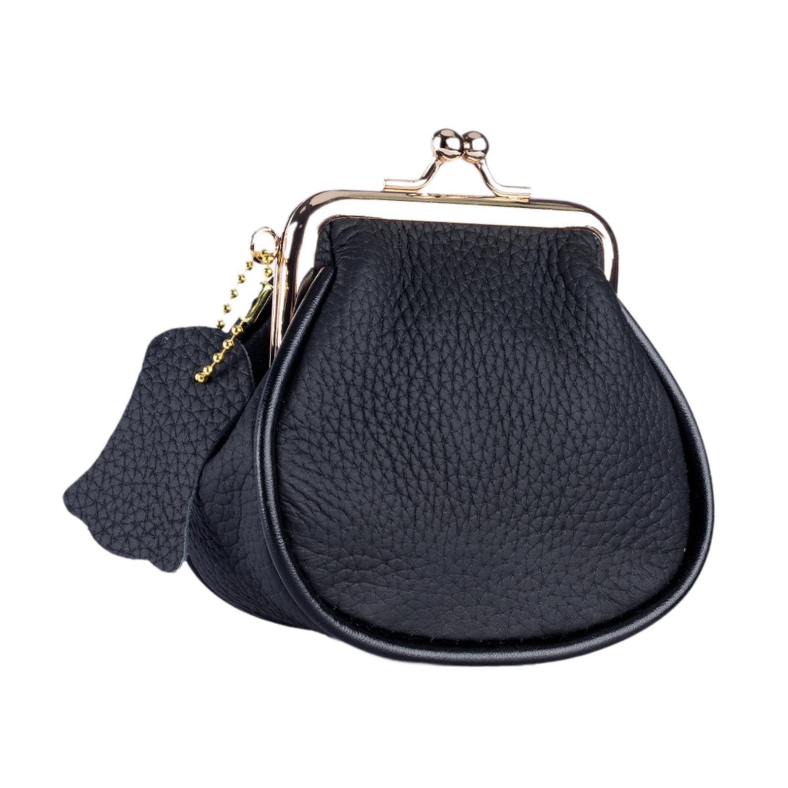 merishopp Small Wallet for Women PU Leather for Party Business Trip Outdoor Activities Black-picture-21