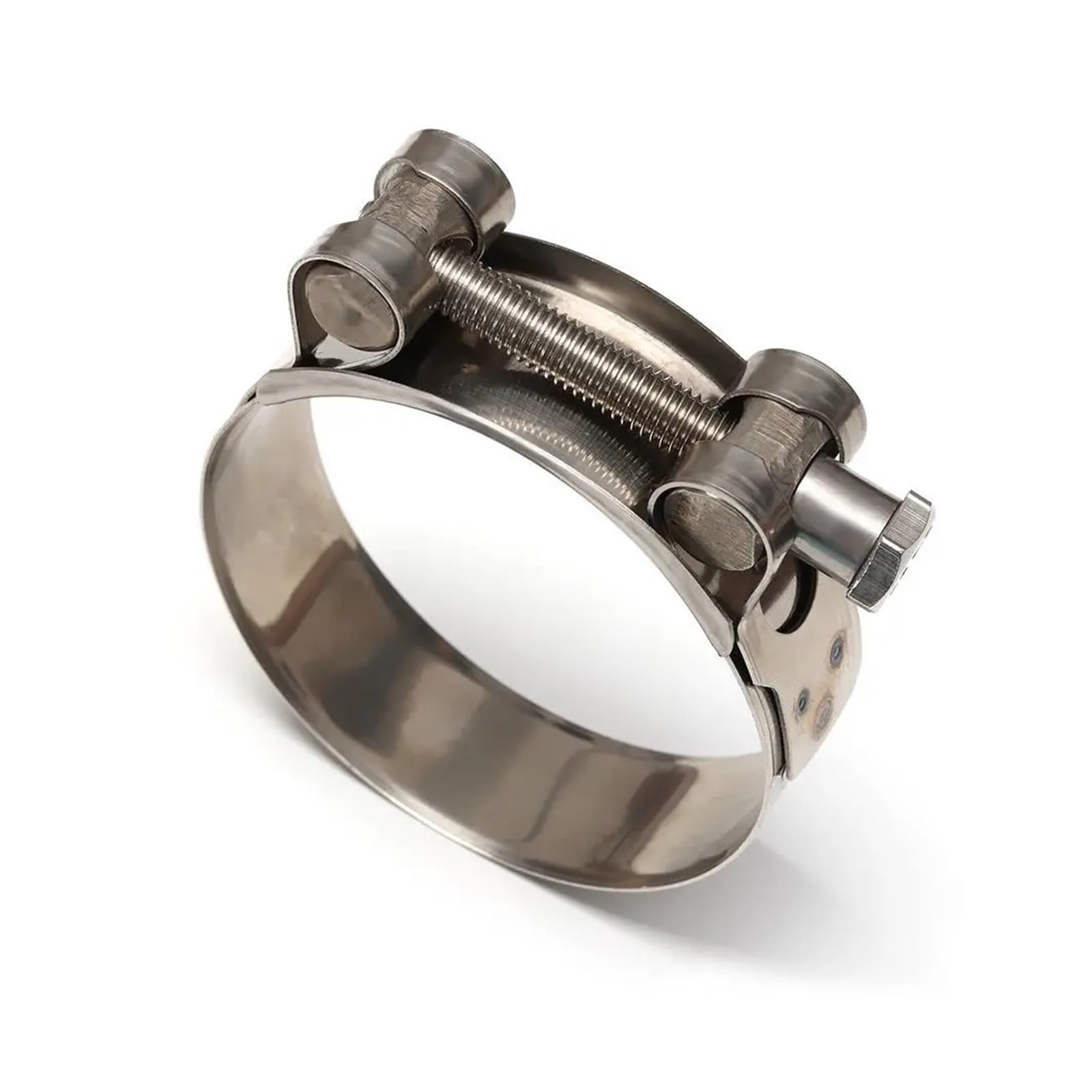 Colliers de serrage en acier inoxydable 304 avec boulon en T puissant Tu 1 pièce de colliers de serrage en acier inoxydable (60-63 mm)