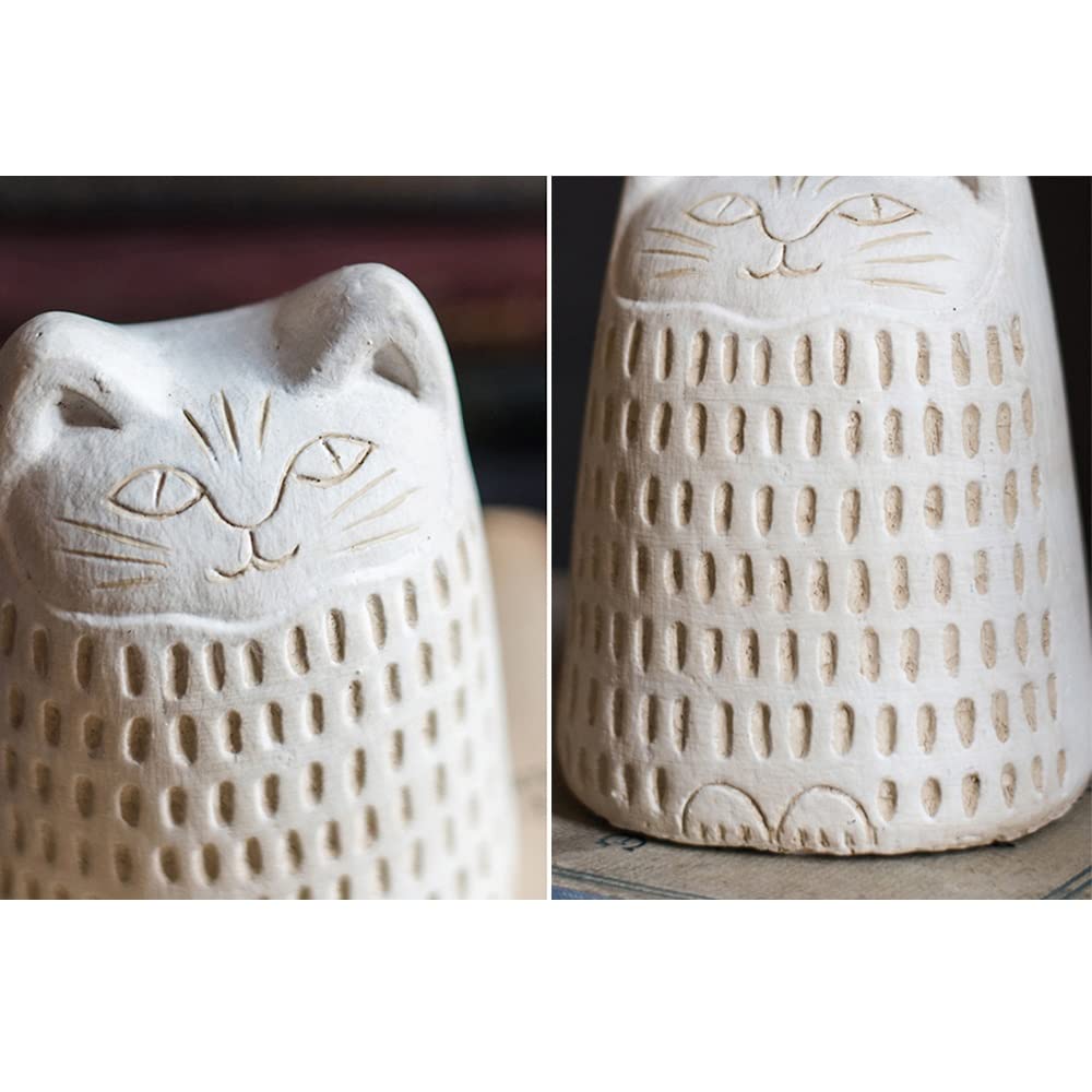 黒猫と白猫の置物 Amazon｜猫の置物 7x6x9.5cm 黒猫と白猫 モダンアート 二次元 - 飾り