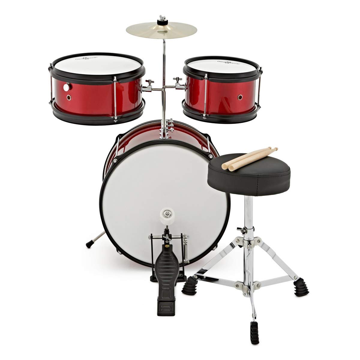Batteria per Bambini di Gear4music, Rosso