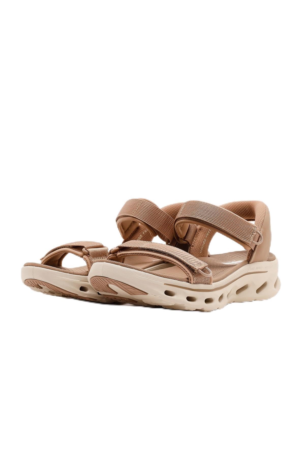 GO WALK GLIDE-STEP 2.0 SANDAL Kadın Bej Sandalet 141267 TPE