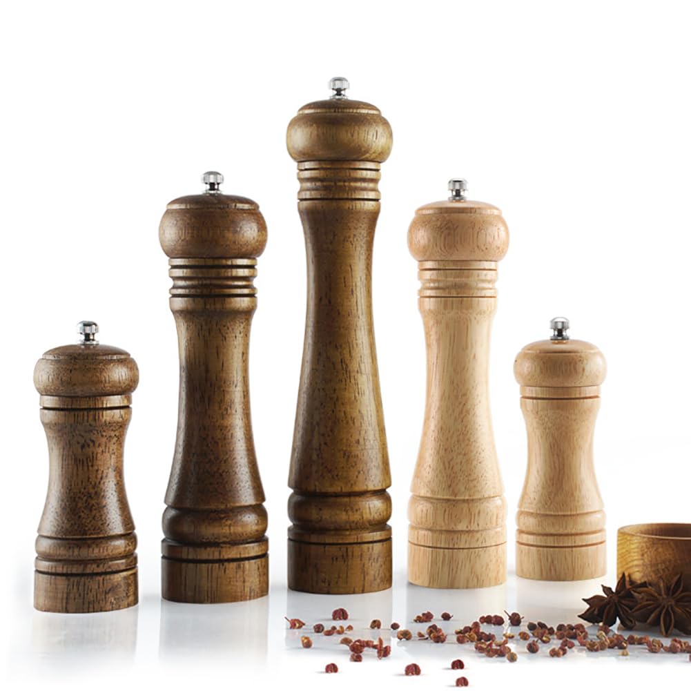 Peugeot Paris Chef u'Select Stainless Steel Pepper Mill - With Stainless Steel Spice Scoop/Bag Clip (7 -Inch, Pepper Mill)