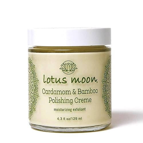 Cardamom Bamboo Exfoliating Lactic Acid Face Polish Hidratante, iluminador, a base de plantas, cuidado de la piel limpio (4.3 oz4.4 fl oz)