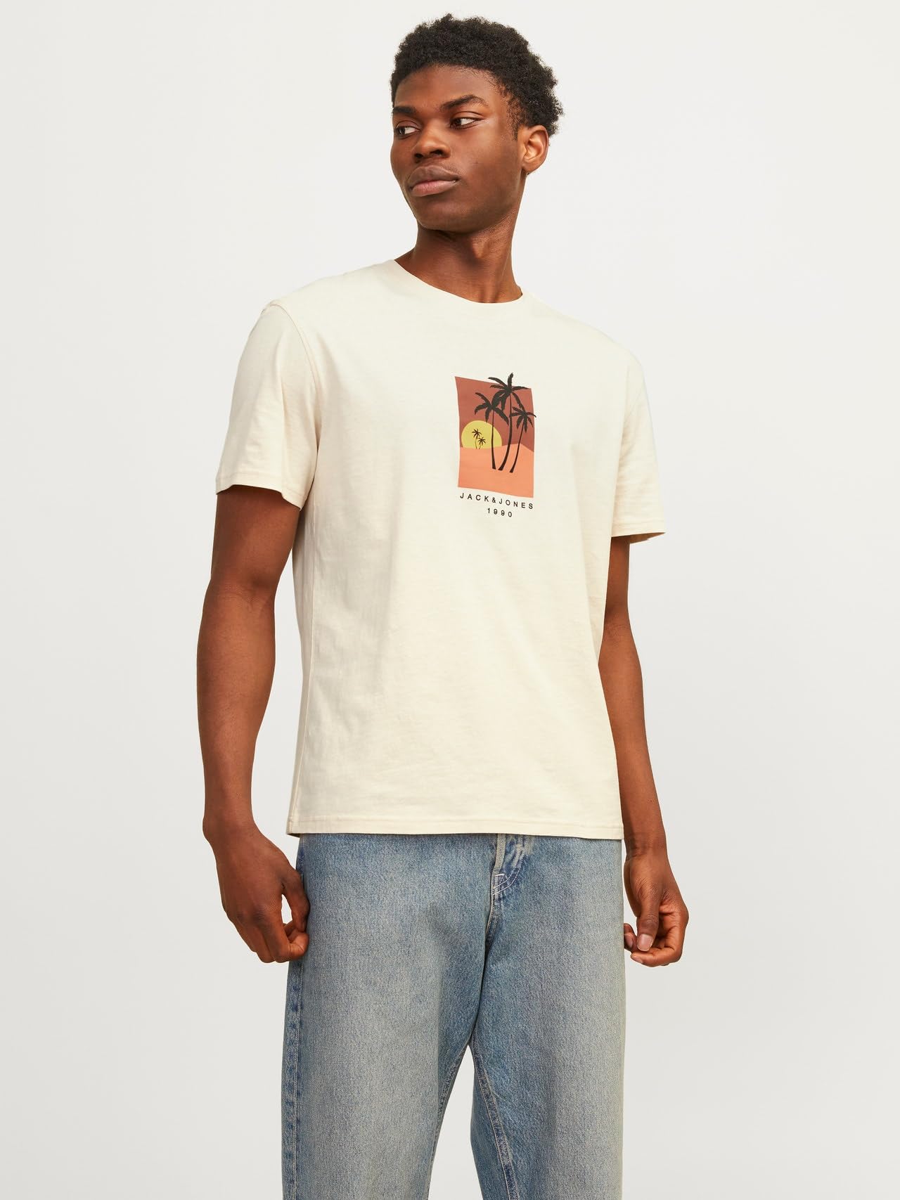 JORMARBELLA FRONT TEE SS CREW NECK Tişört Erkek