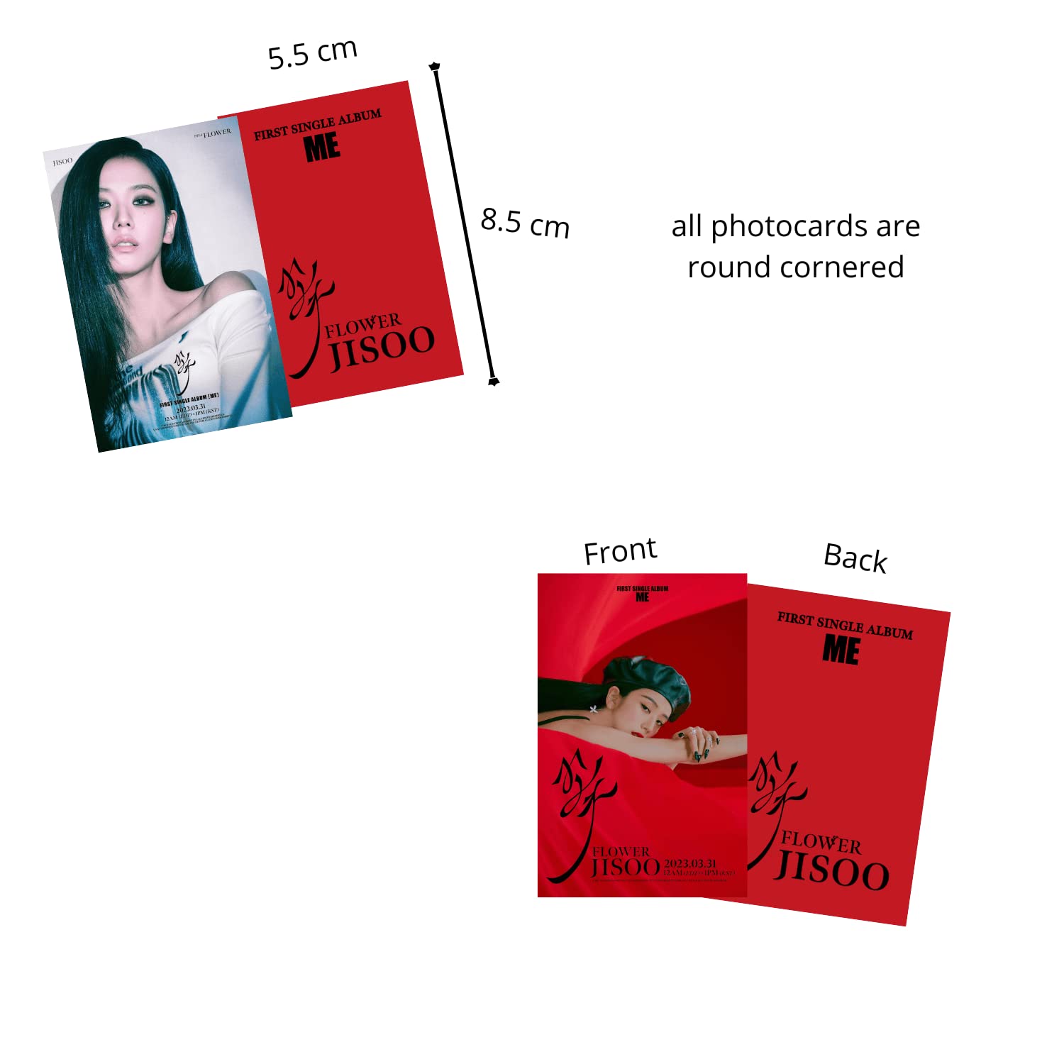 Careflection Kpop Blackpink Jisoo 'Me' Solo Album Flower