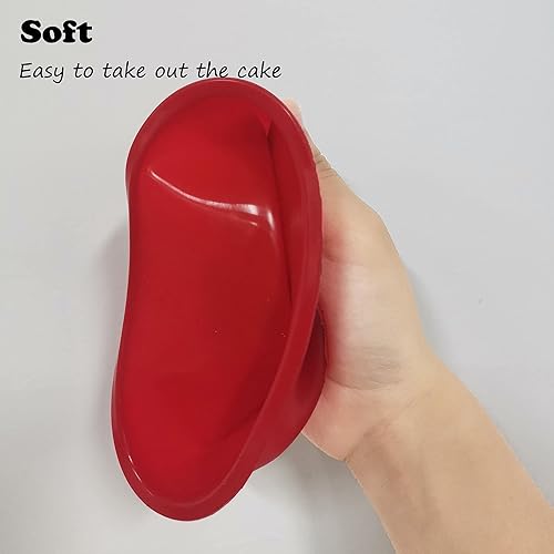 Miniatura 3 de Molde para pasteles de 4 pulgadas, paquete de 4 moldes de silicona para hornear moldes redondos para tartas, molde antiadherente para hornear, molde