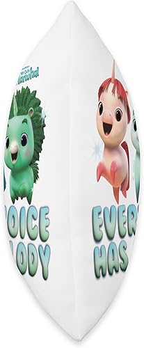 Miniatura 2 de Every Voice Has a Melody - Almohada de 18 x 18 pulgadas, multicolor