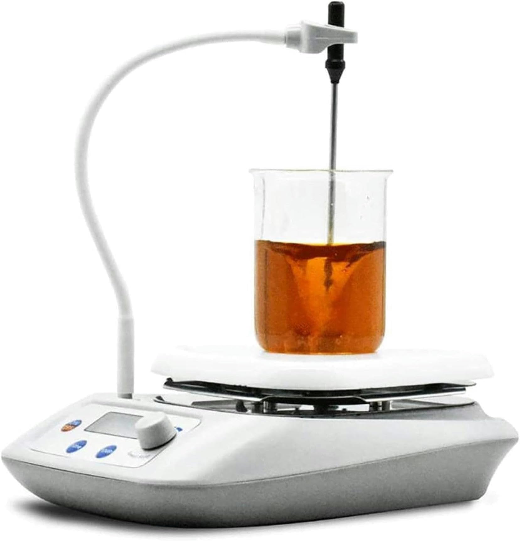 Agitatore A Piastra Di Riscaldamento Digitale A LED Magnetico, Kit Di Agitatore Magnetico, Agitatore Di Riscaldamento Magnetico Con Schermo Digitale, Temperatura Costante E Regolazione Del Velo