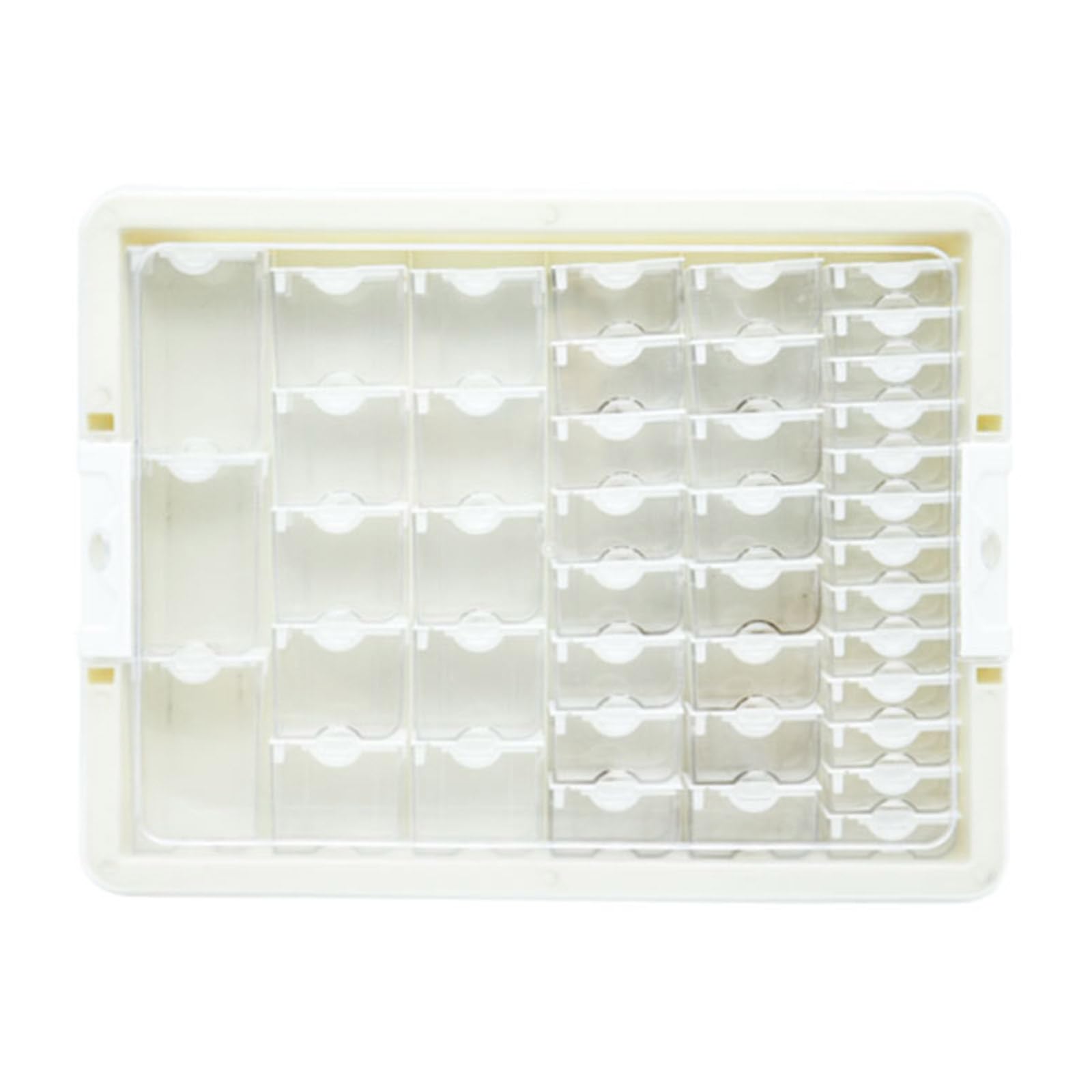 Contenitore multiuso per perline, organizer per perline, con scomparti, accessori per gioielli