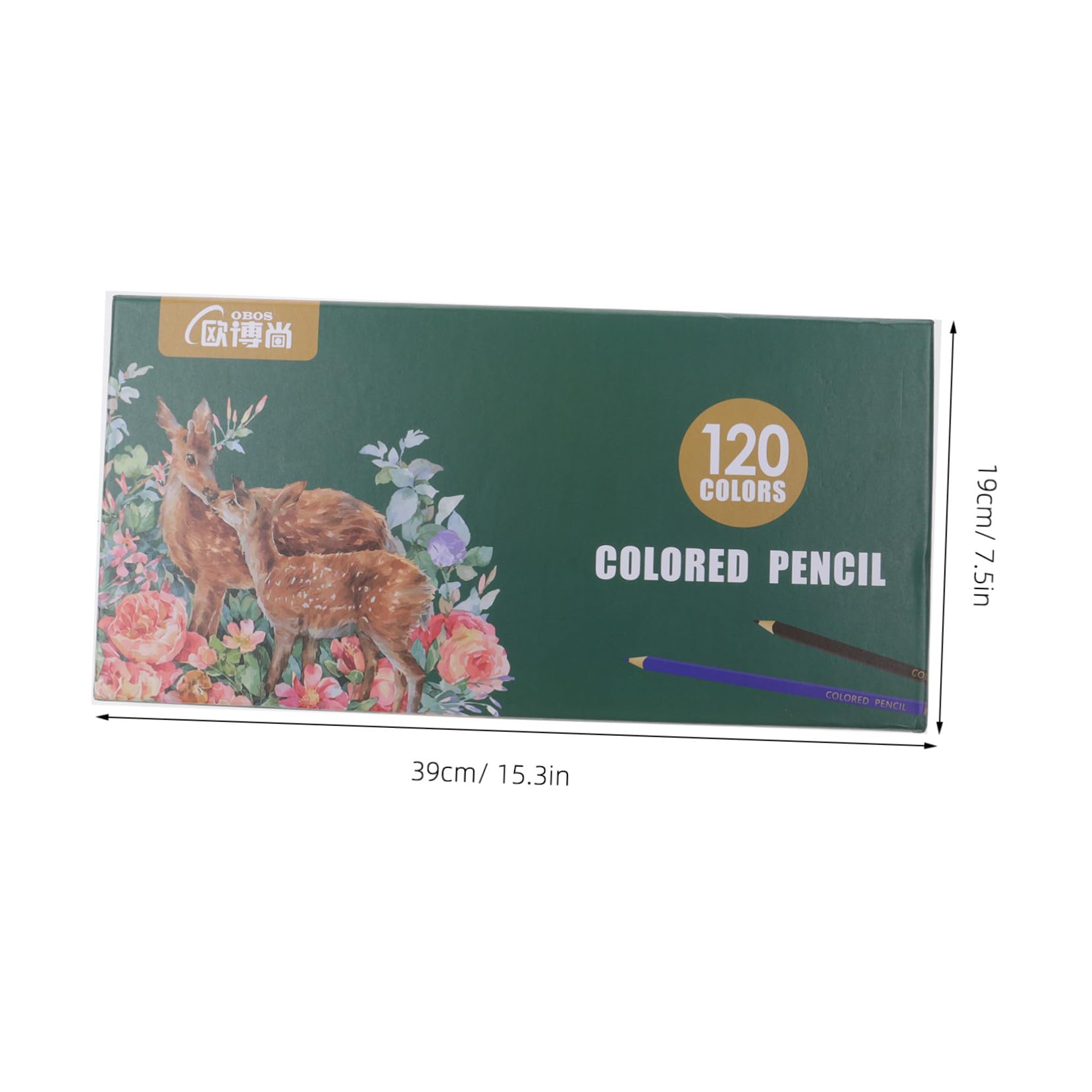 Homoyoyo 120pièces Crayons de Couleur Assortis Crayons Art pour Dessin et Peinture Boîte Transparente pour Adultes et Garçon Fille