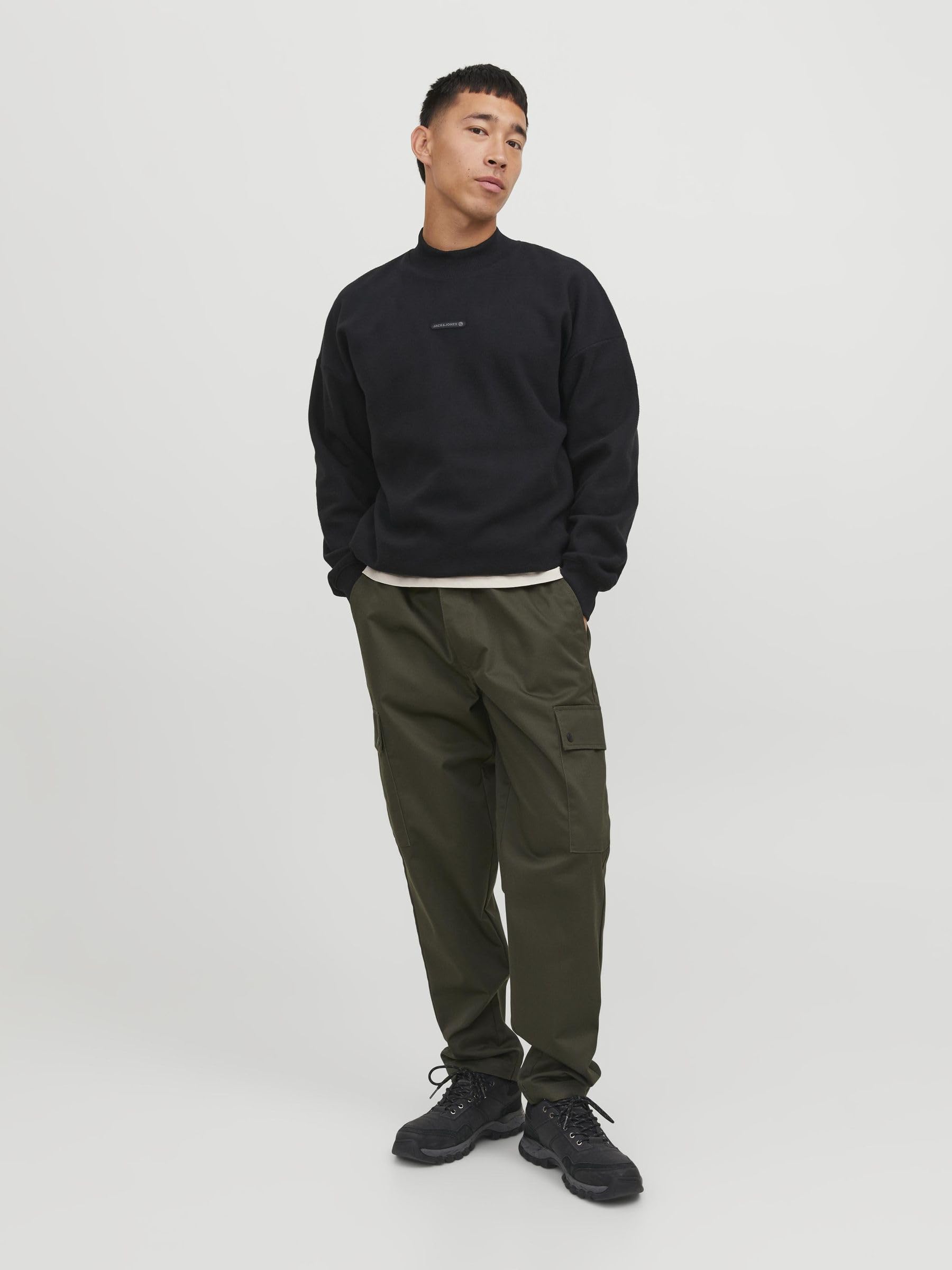 JACK & JONES Jpstbill Jjsnap Cargo Jogger Akm Cbo - bojówki Mężczyźni
