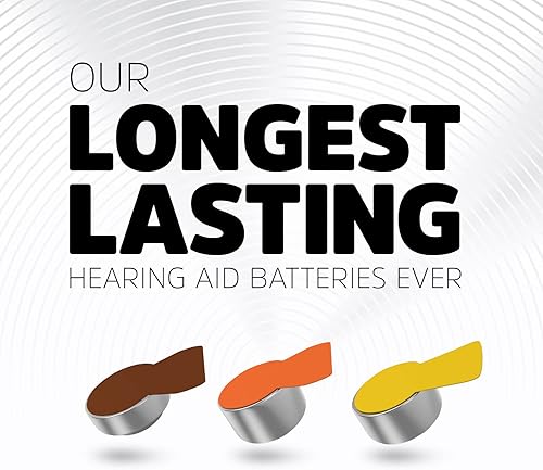 Miniatura 2 de Energizer Baterías para audífonos tamaño 13, pestaña naranja, paquete de 24
