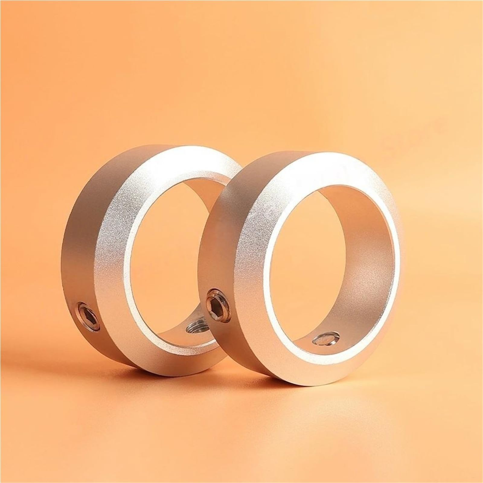 Collier d'arbre Lot de 10 bagues d'arrêt fixes en alliage d'aluminium, retenue ID 6/12/18/25-50 mm, manchon d'arbre à vis(35x50x15mm)