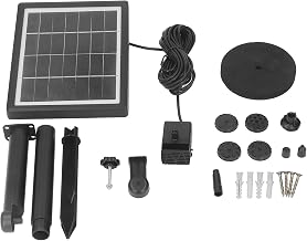 and Energy Saving – Powered by a 3.5W Solar Panel This Fountain eliminates Electricity Costs Providing a Sustainable and Budget Friendly Solution for Your Outdoor wate