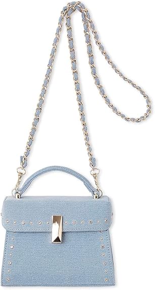 Amazon | [セルフォード] リュタン ビジュースタッズデニムポシェット