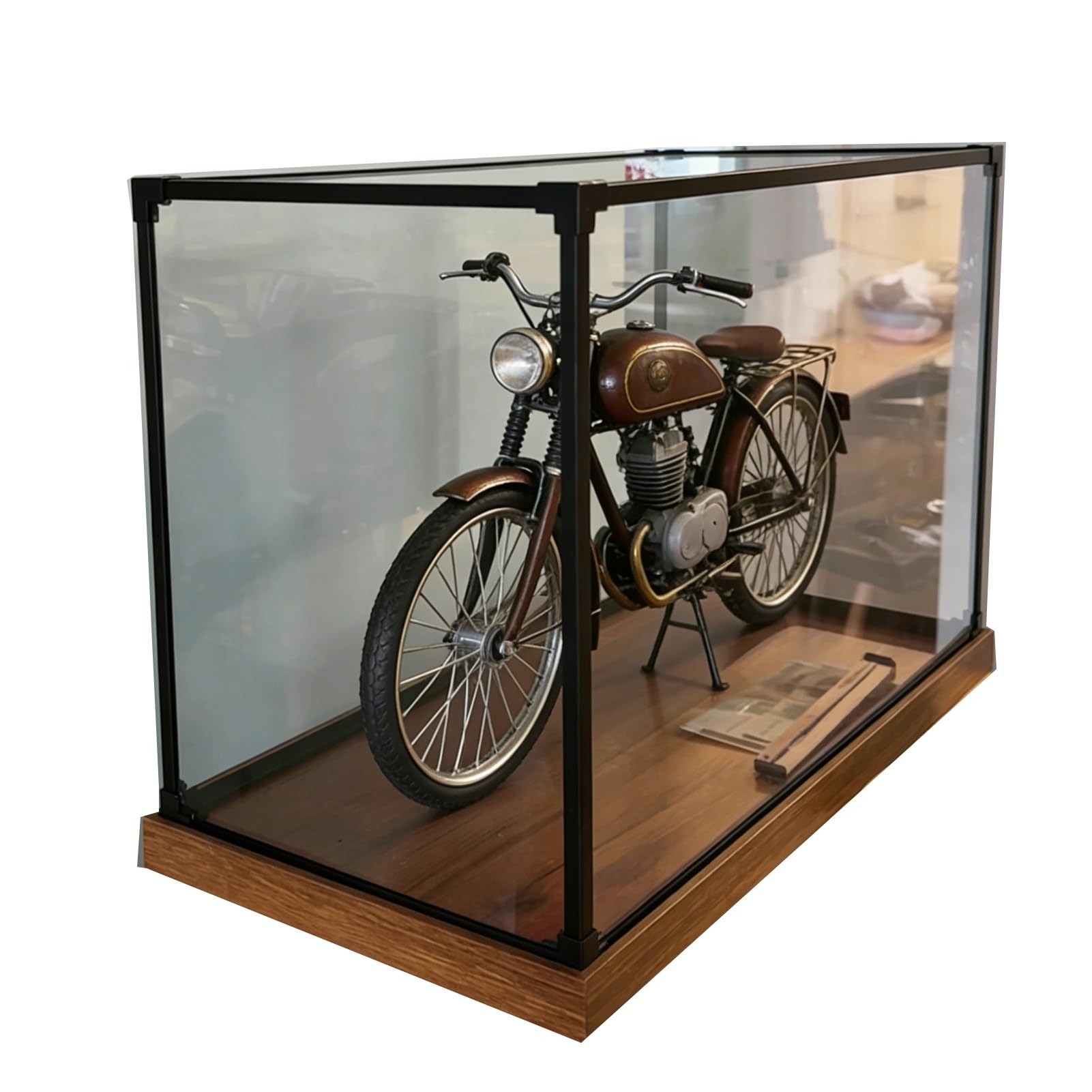 Scatola espositiva in Acrilico, vetrina Trasparente in Acrilico per modellini di Auto - Antipolvere, Contenitore impilabile, Organizer per Negozi, 80x45x80 cm - Perfetta per Oggetti da Colle
