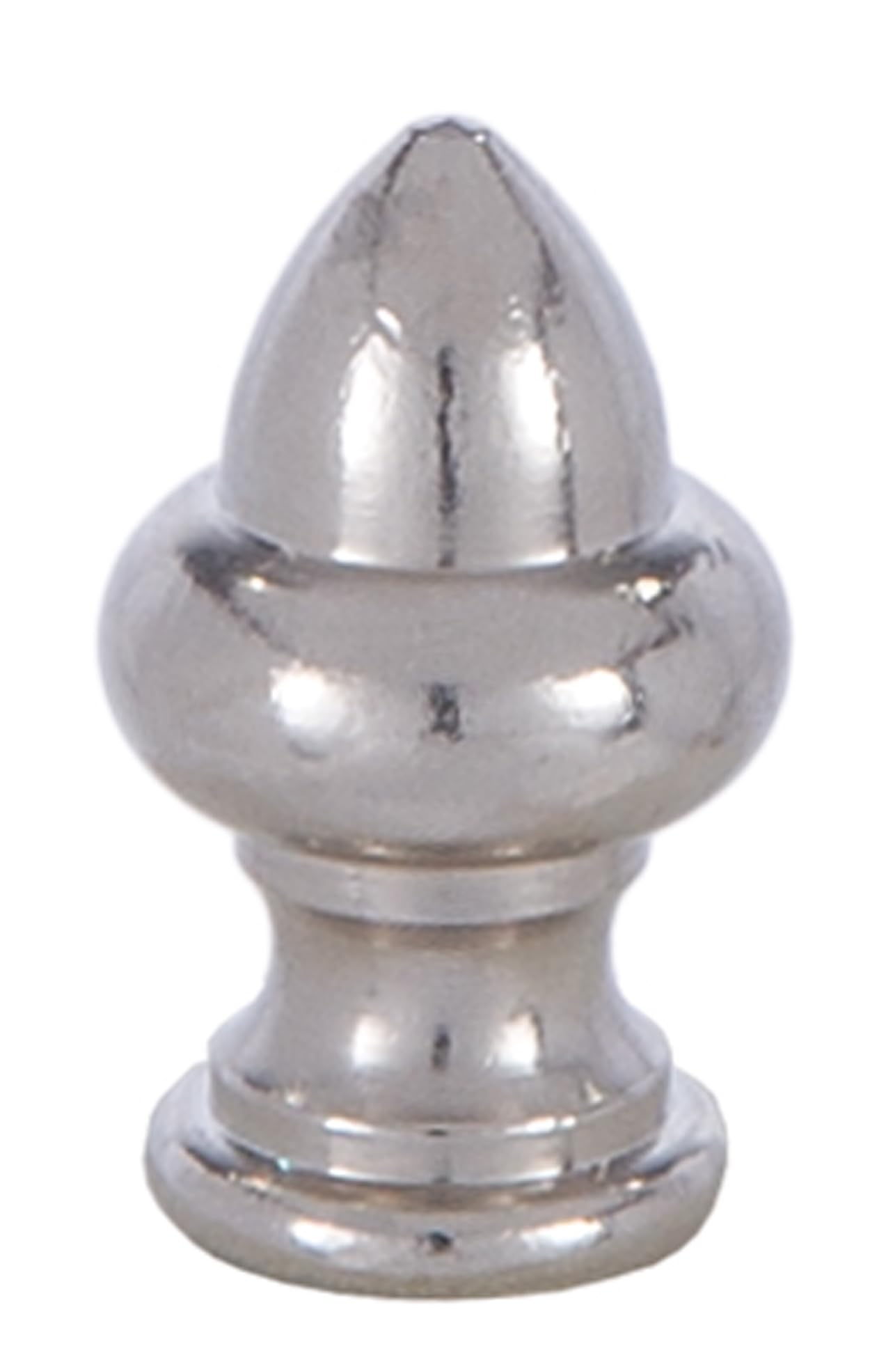 B&P Lamp Victorian Style Brass Finial - 3 Inch Antique Finish For Standard Lamp Harps