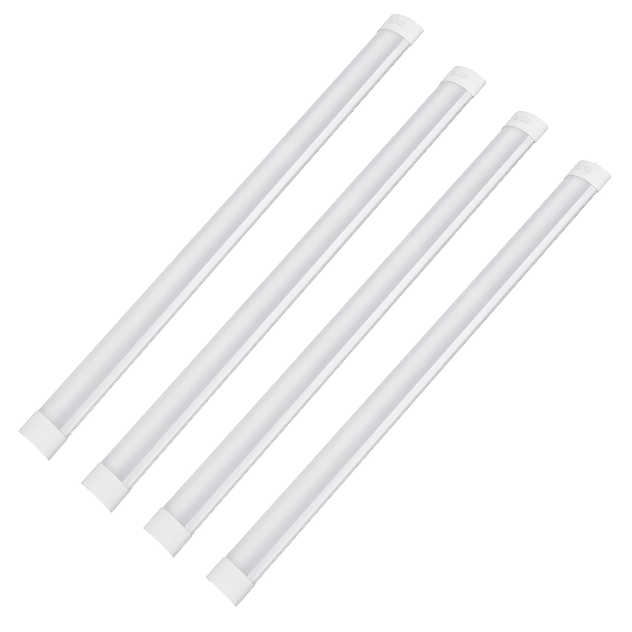 T&K TO-KING 4-Pack 5FT LED Batten Light,PC Body, 50W 5000LM 6500K, Low Profile Wall/Ceiling Surface Mounted Fitting for Shop/Office/Garage/Warehouse/Kitchen/Living Room — image 1