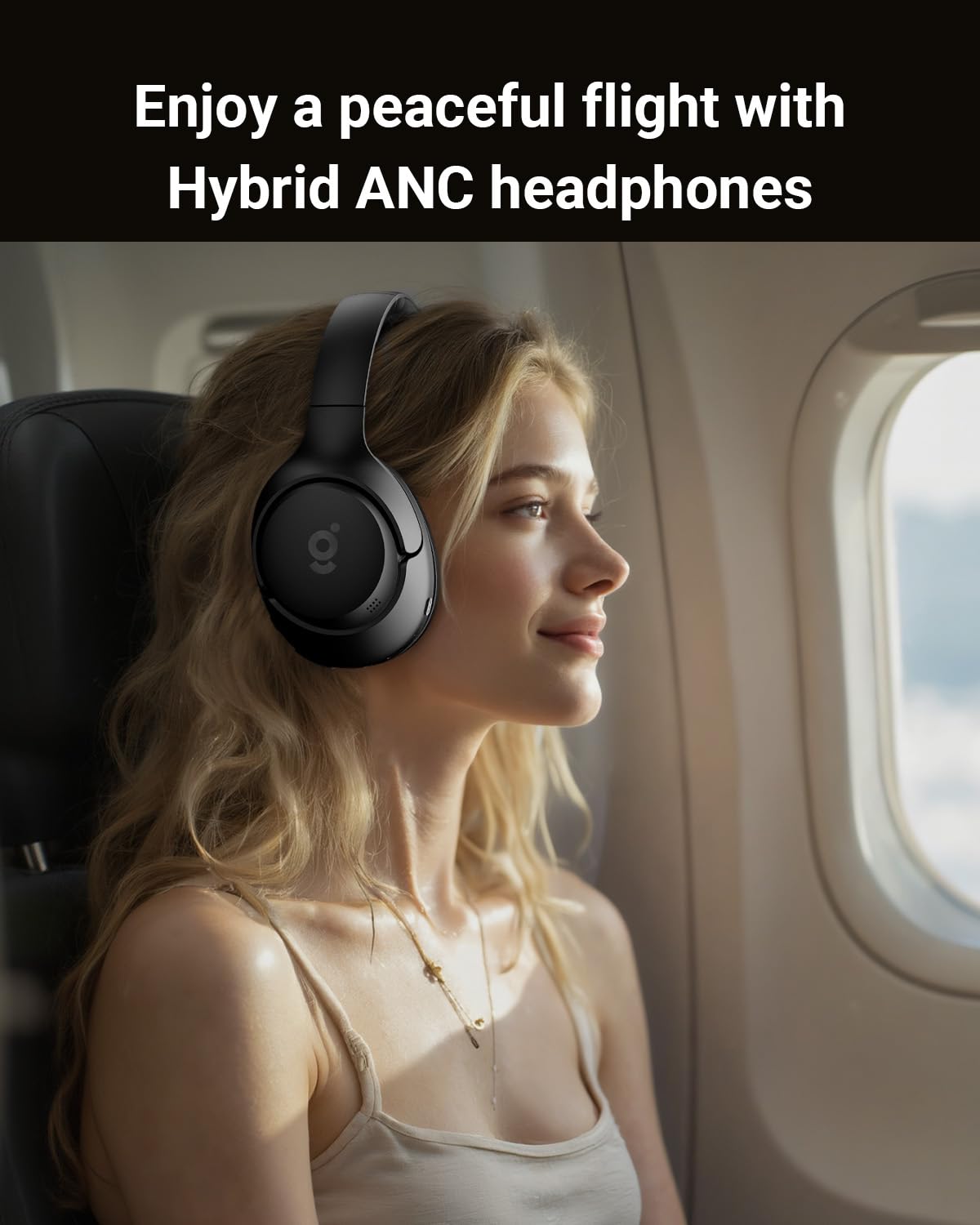 wegear Hybrid Active Noise Cancelling Kopfhörer, Wireless ANC Bluetooth 5.4 Over Ear Kopfhörer, Klare Anrufe, Deep Bass, 60H Spielzeit, Comfort Fit, Faltbares Headset für Gym Reisen Büro Zuhause