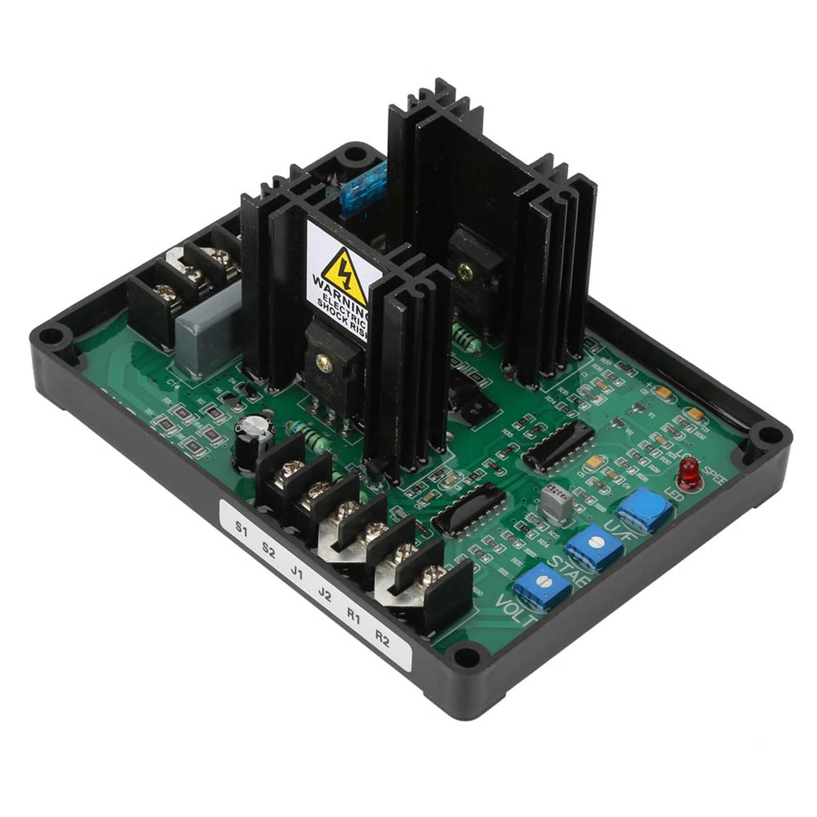 Yinhing Regolatore di Tensione Automatico GAVR 20A per Stabilizzatore di Potenza del Generatore 20A per Prestazioni e longevità Migliorate in Varie Applicazioni