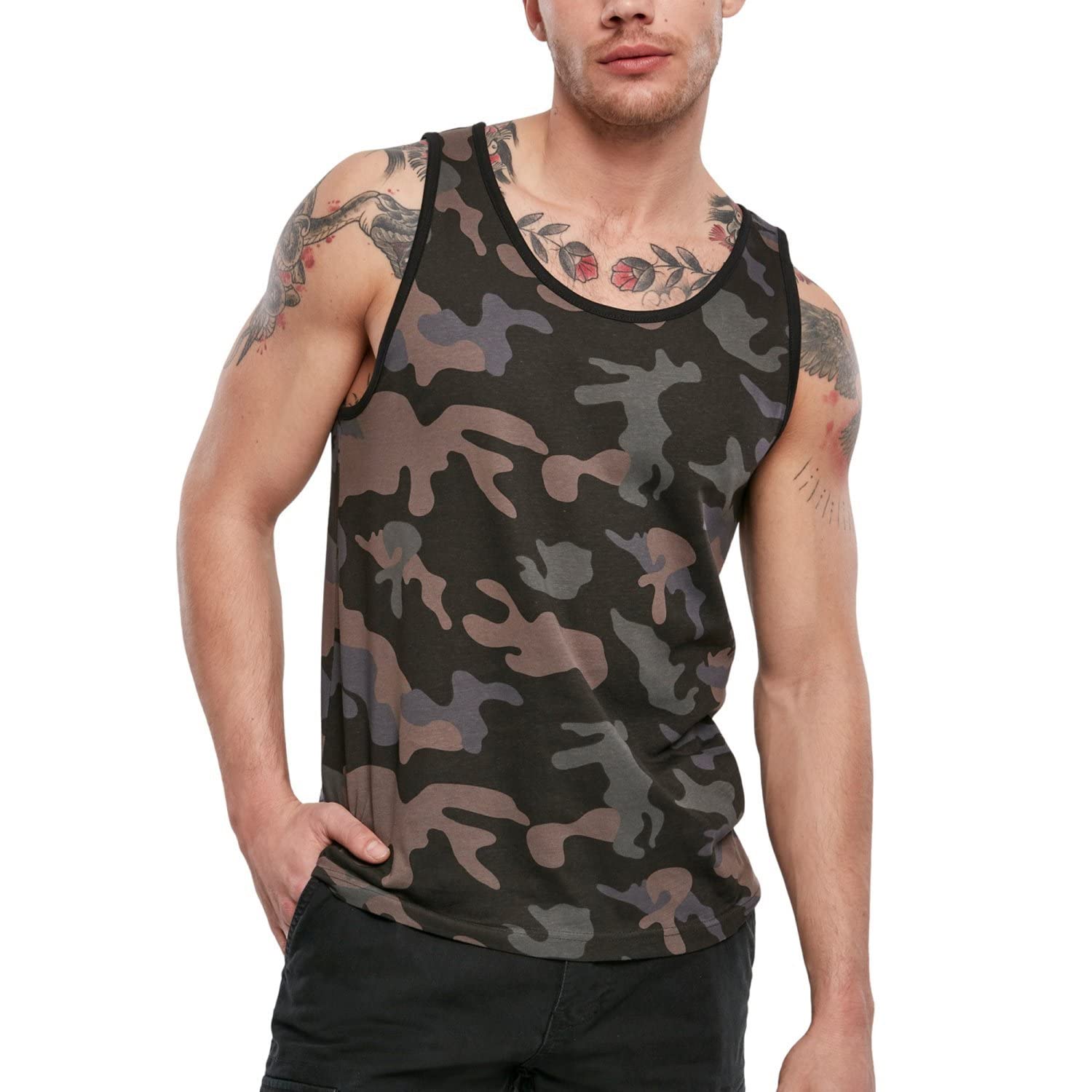 Brandit Camiseta de Tirantes Shirt Hombre
