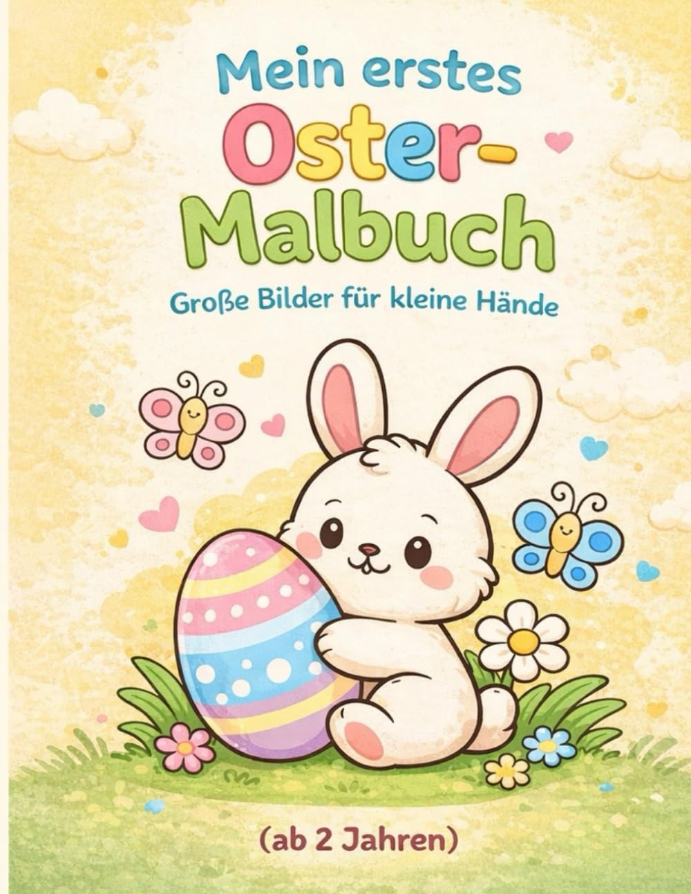 Mein erstes Oster-Malbuch: Große, einfache Motive für kleine Hände – ab 2 Jahren
