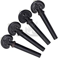 Vista 6 de SKY Juego de clavijas para violín de azufaifa de tamaño completo 4/4