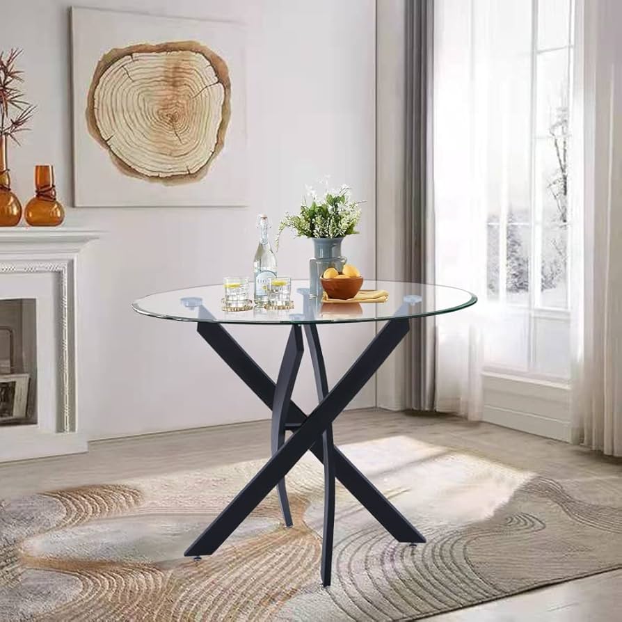 Francfranc ガラス　ダイニングテーブル 1600 Francfranc ガラス ダイニングテーブル 1600 Francfranc ガラス