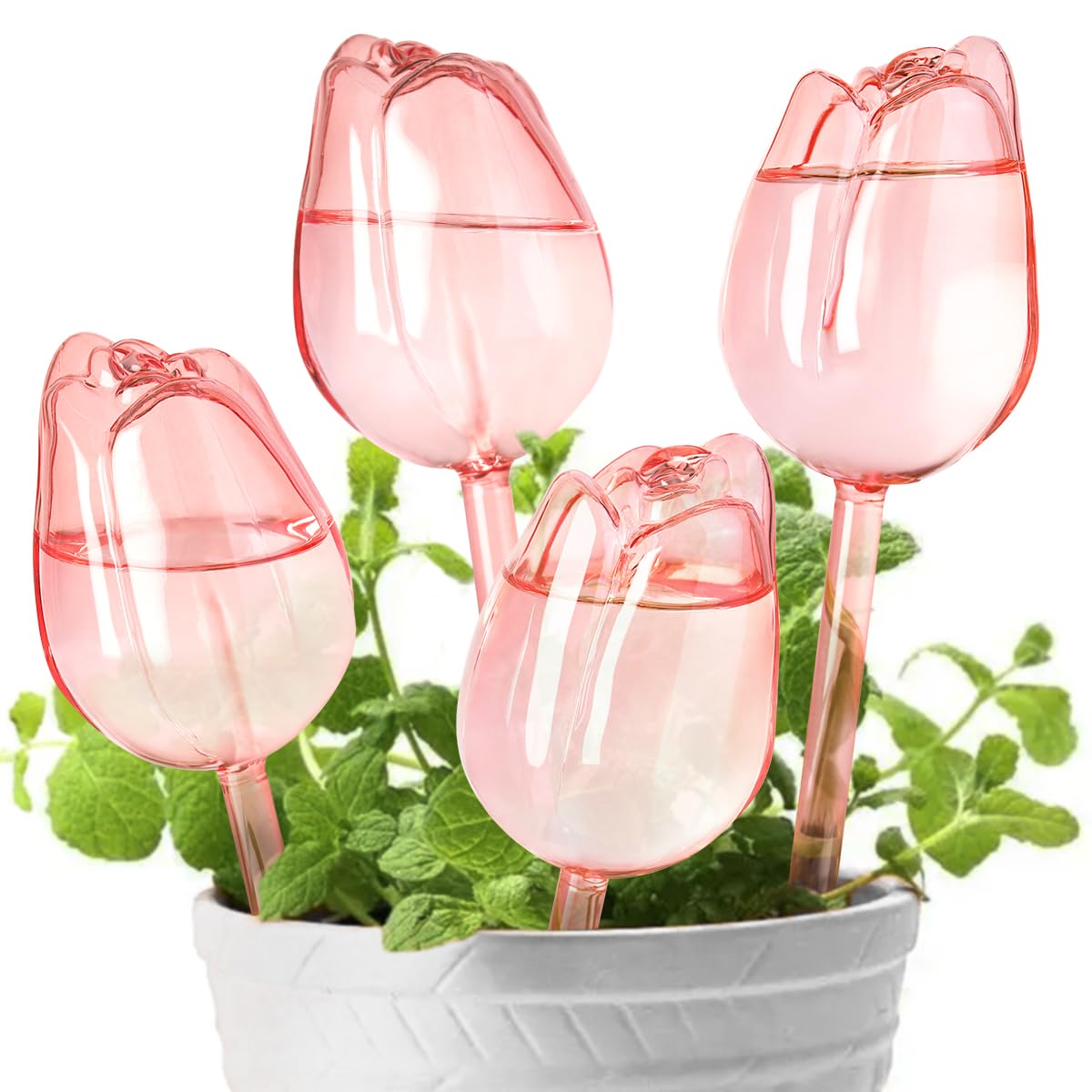 SL-JIJI Premium Glass Plant Watering Bulbs, Automatic Self-Watering Globes for Indoor & Outdoor