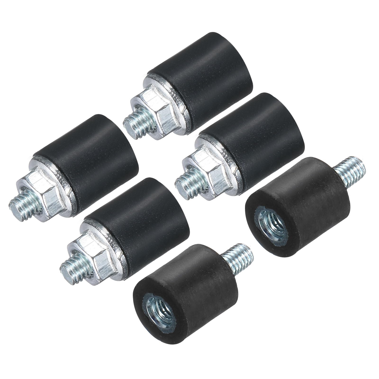 uxcell 4pcs M4x10mm Rubber Isolator Mounts with Studs 15x15mm — Amazon image 13