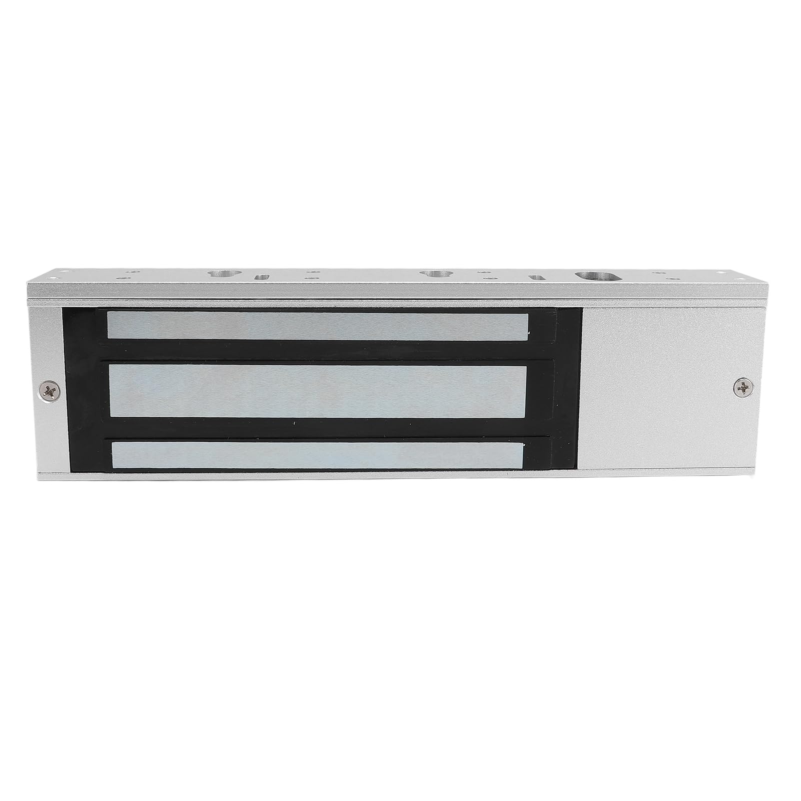 Jiawu Elektryczny Zamek Magnetyczny, Siła Trzymania 1200 Funtów, Zamek Elektromagnetyczny w Trybie NC 12 V, System Kontroli Dostępu do Pojedynczych Drzwi, Konstrukcja ze Stopu Aluminium do Drzwi ze