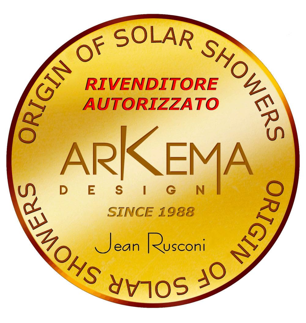 Doccia Solare da Esterno Giardino 20L Miscelatore Arkema Happy One Verde Chiaro