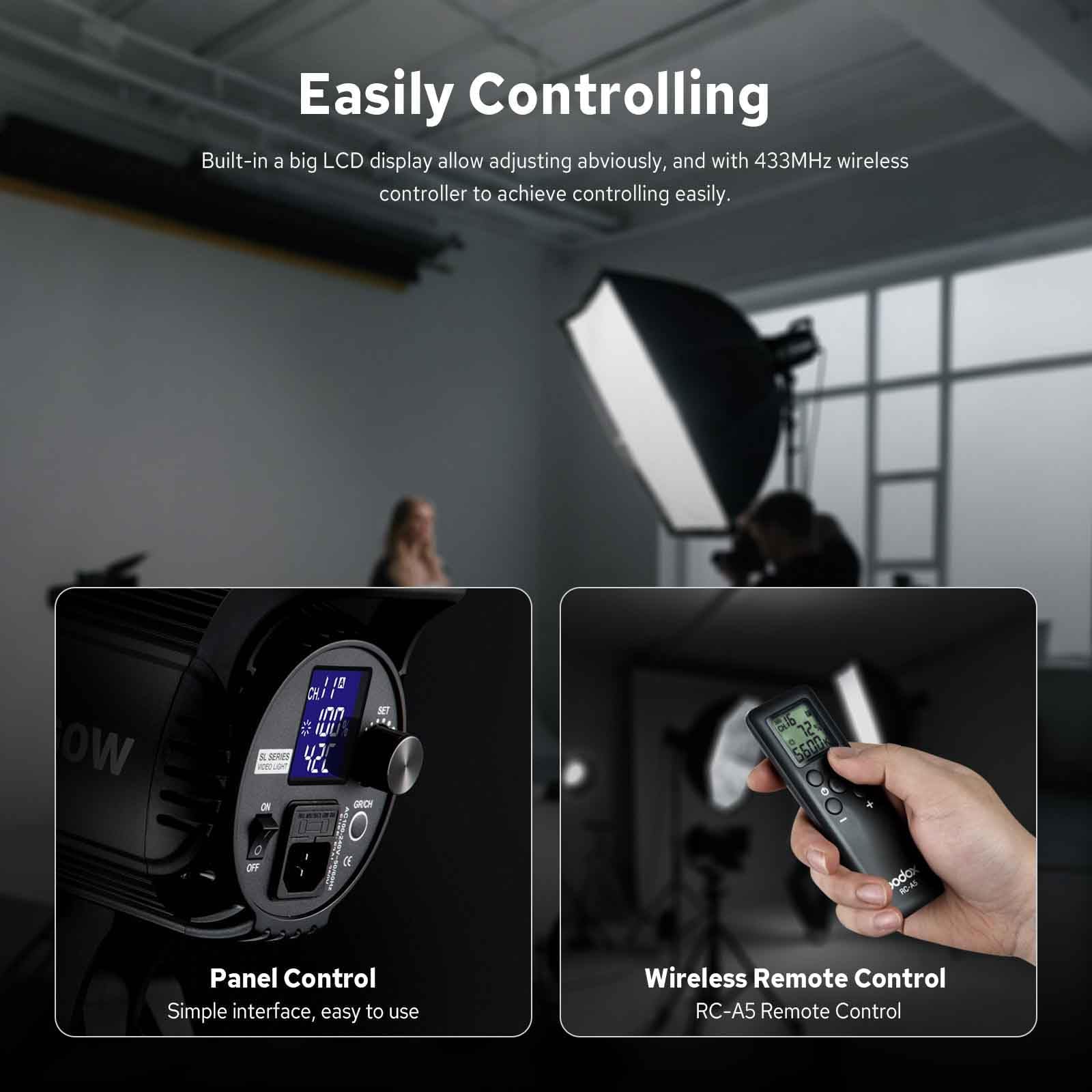 Amazon | Godox SL60W LED ビデオライト、60W 5600K デイライト LED