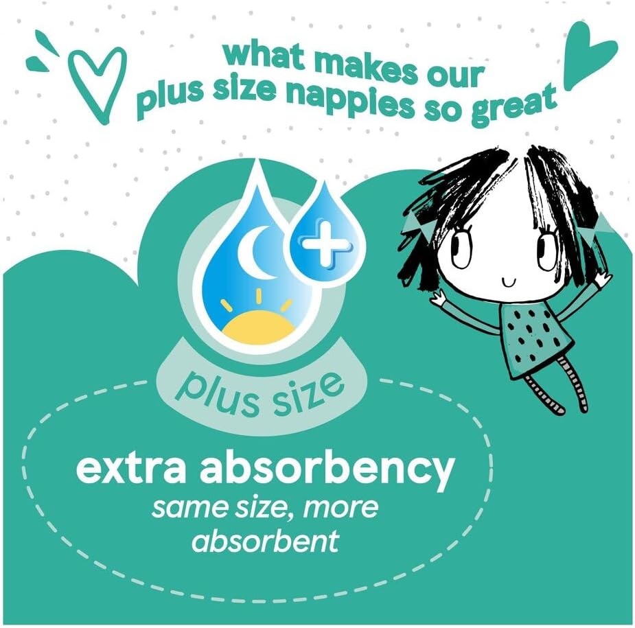 2X Fred & Flo Size 4+ Nappies 44 Pack