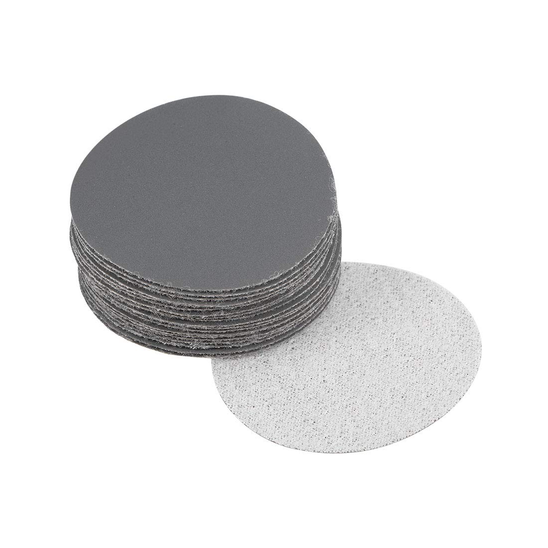uxcell 2 Inch Wet Dry Sanding Discs 1500 Grit Hook and Loop Sanding Disc Silicon Carbide Sandpaper 20pcs