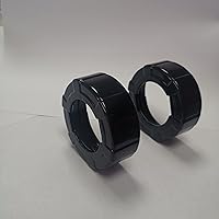 Vista 2 de Dos cubiertas universales de aluminio para calafatear salchichas negras