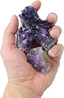 Vista 6 de Raw Amethyst Stones and Crystals Rock, Natural Amathesis Crystal Clusters, Geodes with Crystals, Cuarzo Amatista Original, Real Amethyst Crystals