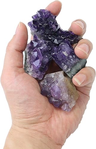 Miniatura 6 de Raw Amethyst Stones and Crystals Rock, Natural Amathesis Crystal Clusters, Geodes with Crystals, Cuarzo Amatista Original, Real Amethyst Crystals