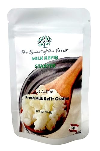 Miniatura 4 de Granos de kéfir de leche en vivo - Cultivos iniciadores probióticos activos activos Scoby Kefir Cultivos iniciales Cultivos iniciales de kéfir de